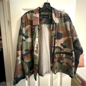 Lucky Brand Camo Jacket size Medium
